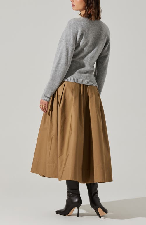 Astr The Label Saffi V-neck Cardigan In Gray