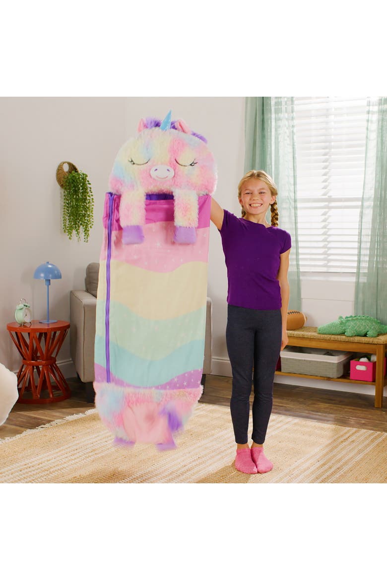 Rainbow Unicorn Pillow & Sleepy Sack Large, Alternate, color, Multicolored