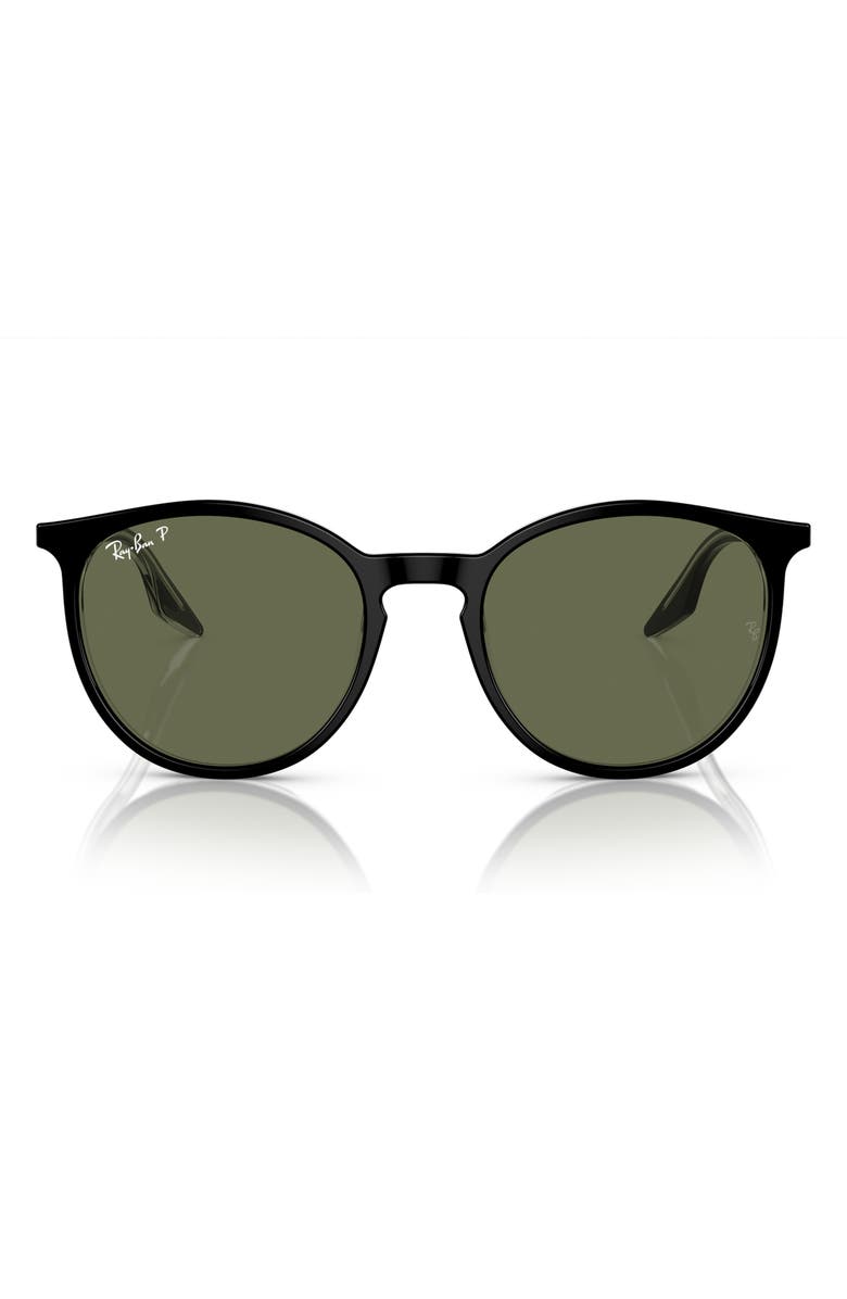 Ray-Ban 51mm Polarized Phantos Sunglasses, Main, color, Black Green