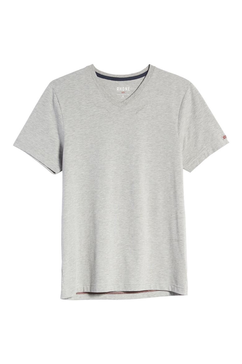 Element V-Neck T-Shirt, Alternate, color, HEATHER GREY