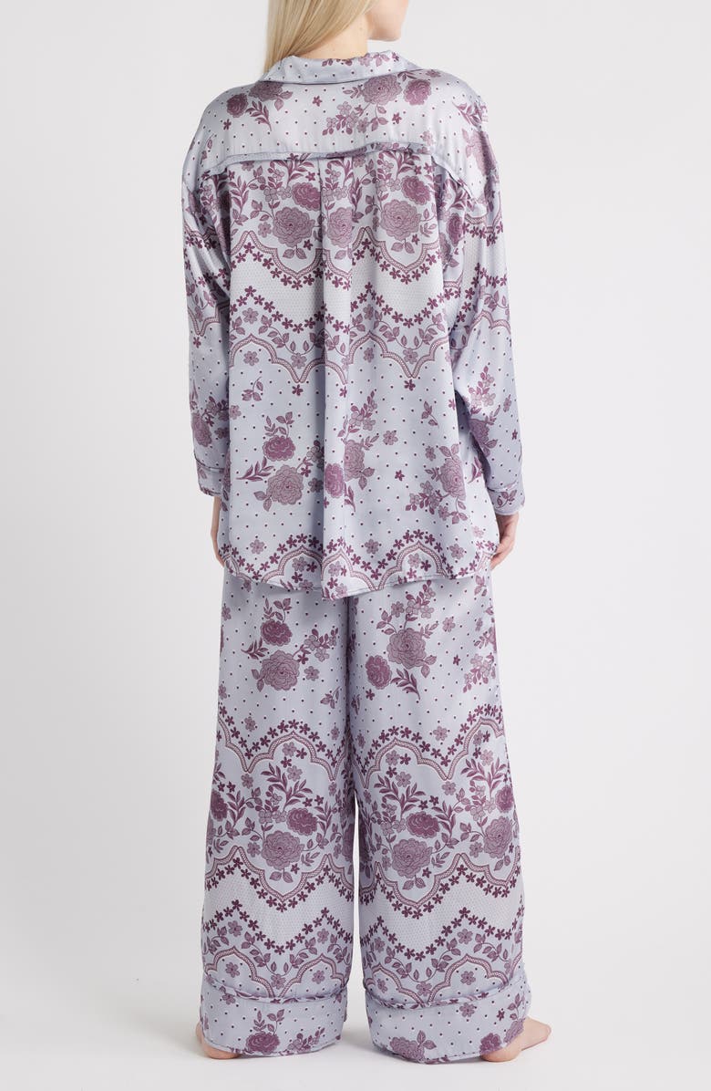 Free People Dreamy Days Print Pajamas, Alternate, color, Ice Combo