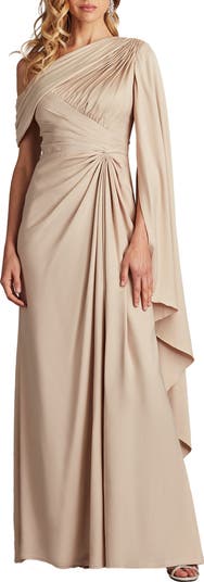 Tadashi Shoji Ember One-Shoulder Draped Gown | Nordstrom