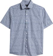 Robert Barakett Roland Short Sleeve Button-Up Shirt