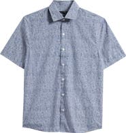 Robert Barakett Roland Short Sleeve Button-Up Shirt