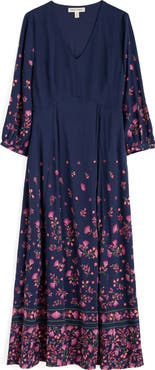 Seasalt Cornwall High Woods Printed Maxi Dress