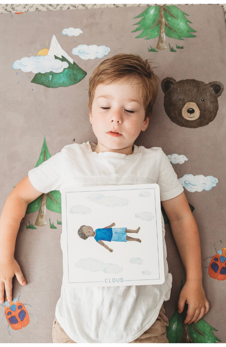 Mindful & Co Kids Kids Yoga Mat, Alternate, color, Nature Print