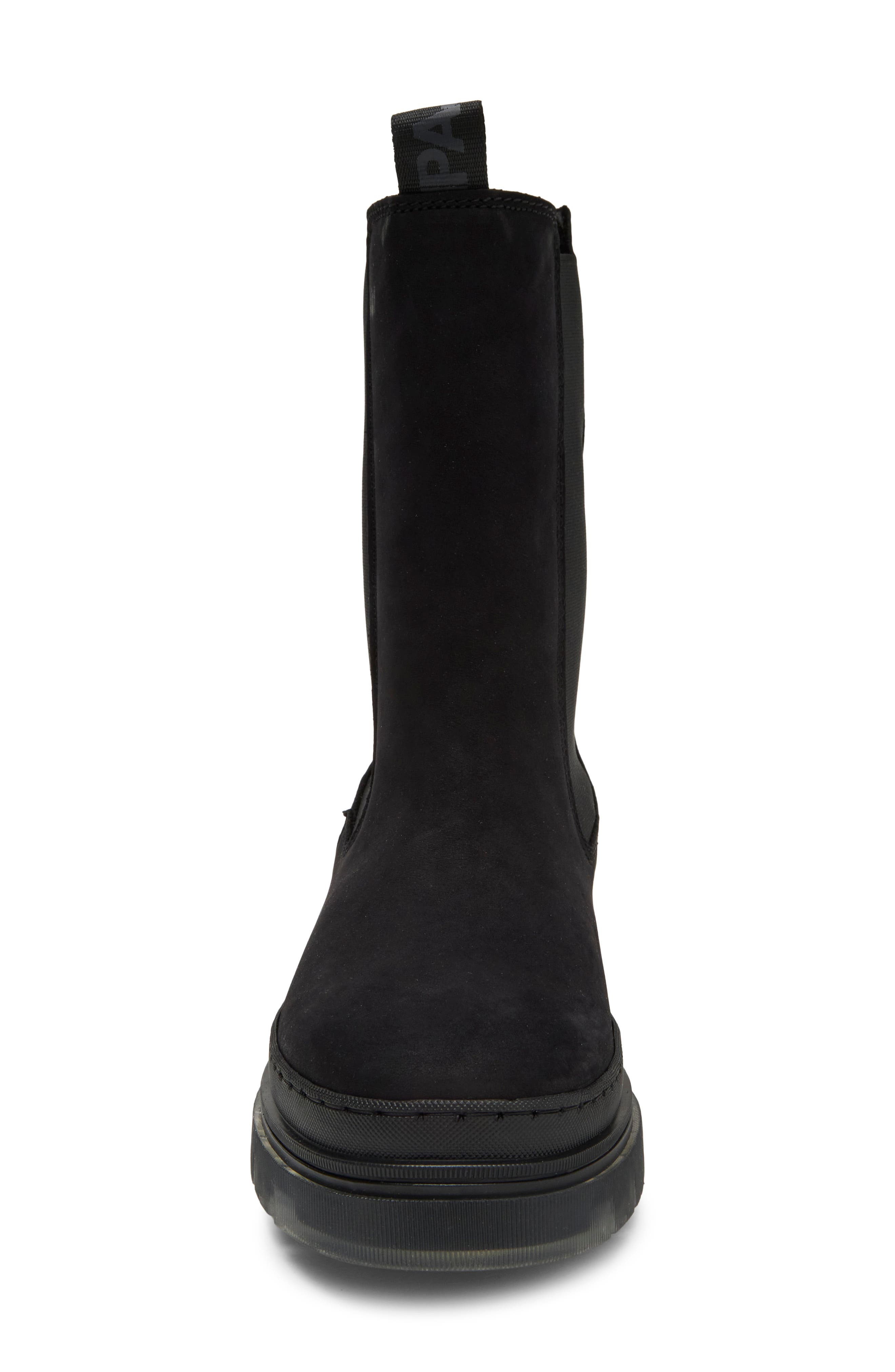 Mariana Leather Chelsea Boot, Alternate, color, BLACK