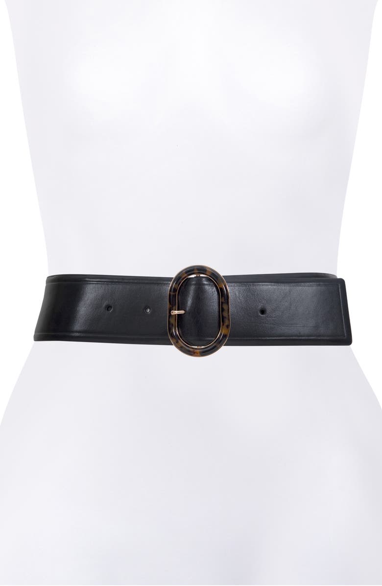 MICHAEL Michael Kors Leather Belt, Alternate, color,