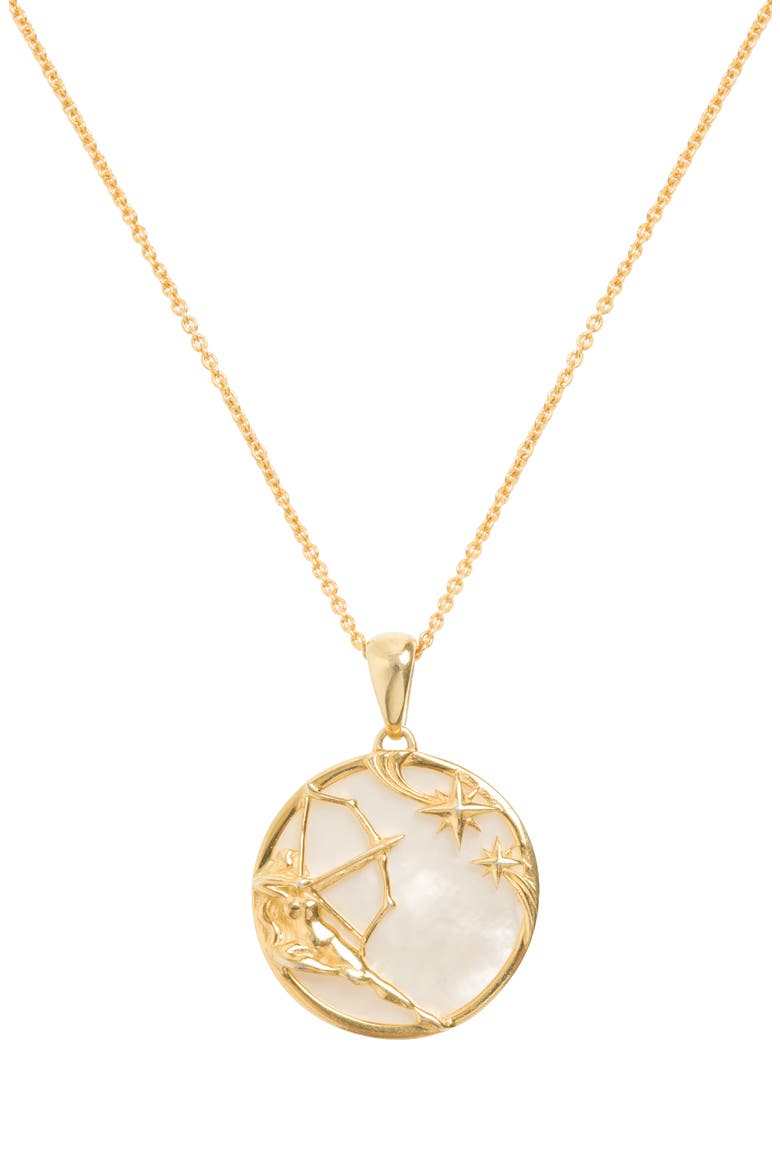 Zodiac Necklace, Main, color, Sagittarius