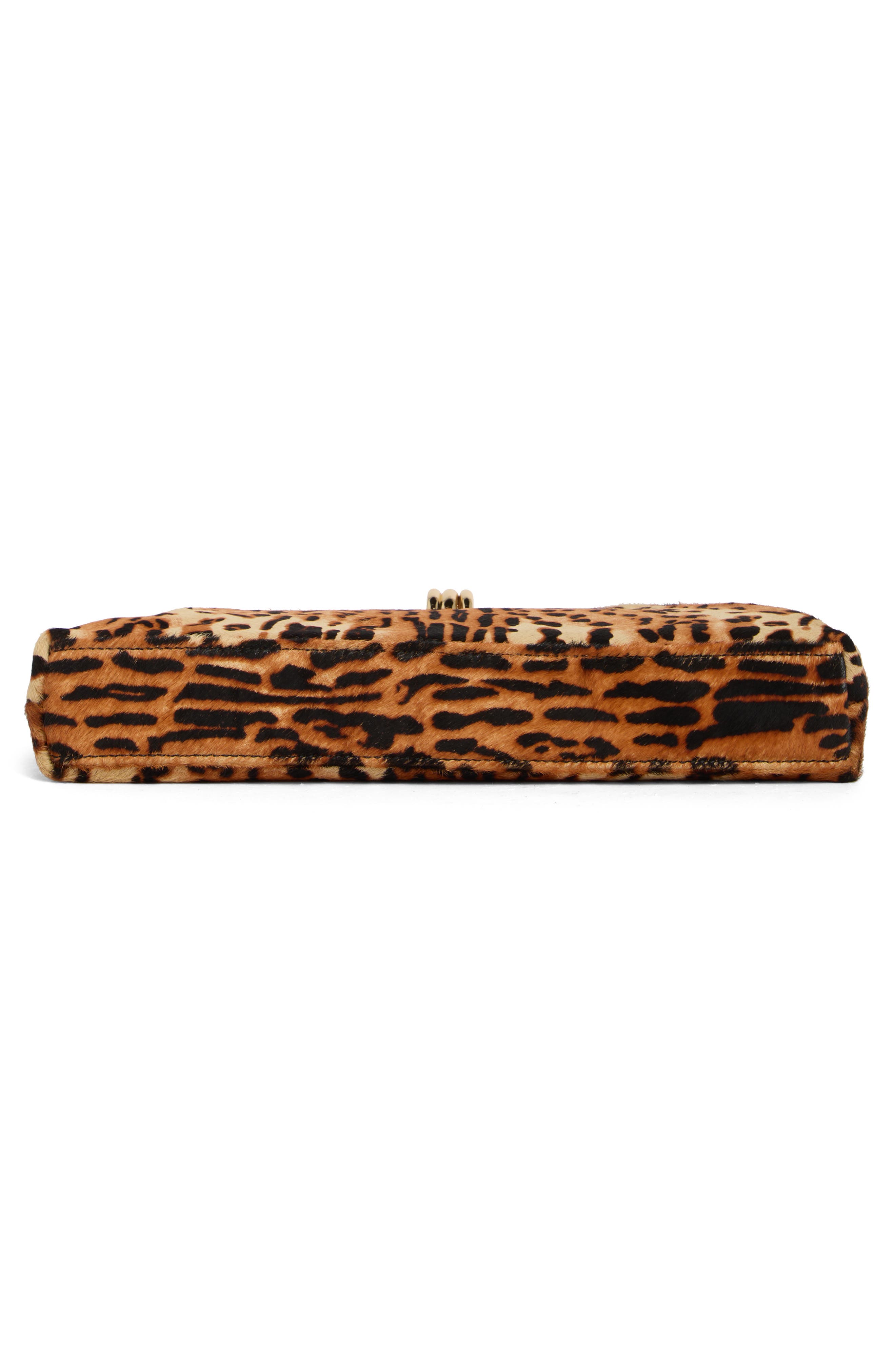 Ravel Genuine Calf Hair Shoulder Bag, Alternate, color, LEOPARD