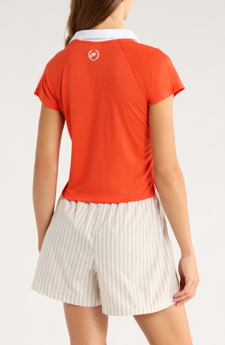 Nike Sportswear Retro Polo, Alternate, color, Picante Red/ White/ Sail