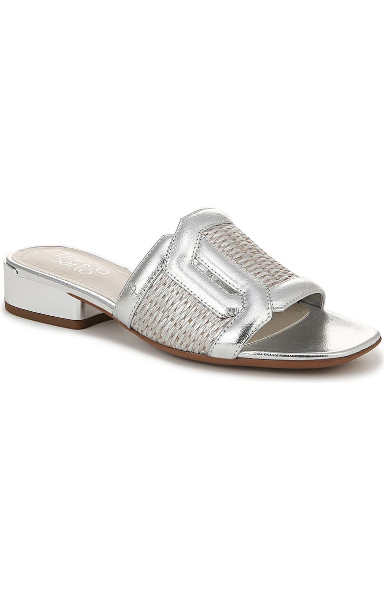 Franco Sarto Margot Slide Sandal, Main, color, Silver Grey