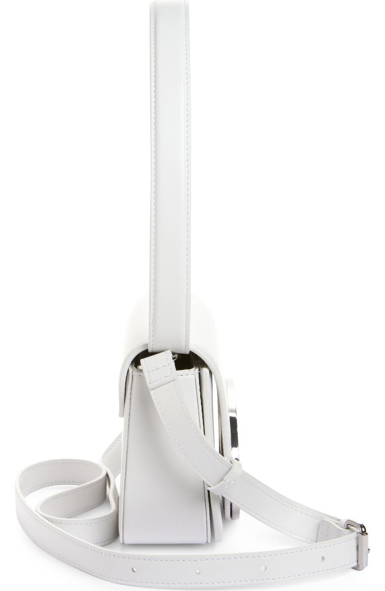 DIESEL<sup>®</sup> 1DR Logo Leather Shoulder Bag, Alternate, color, White