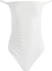 Alice + Olivia Bianca Twist Off the Shoulder Bodysuit