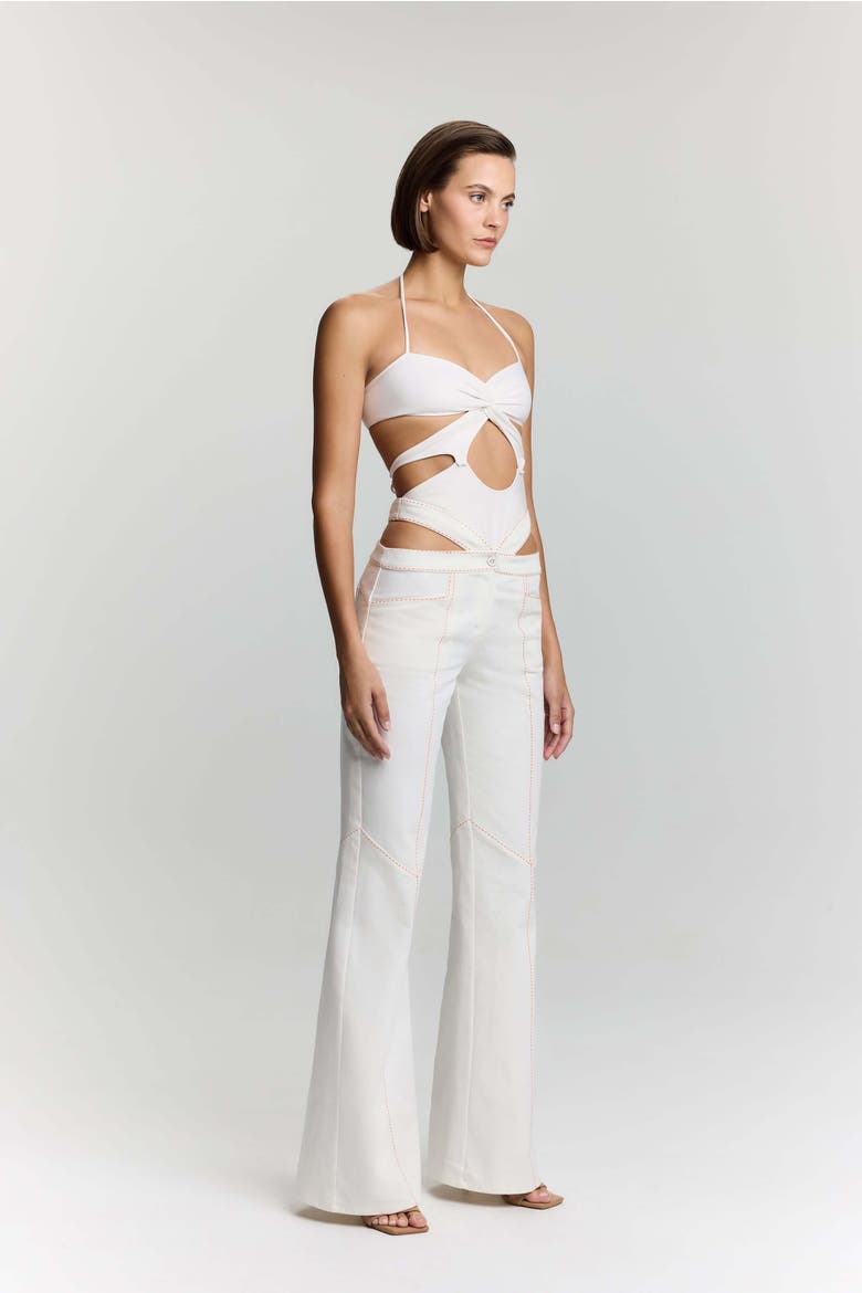 Malaga Denim Jean, Alternate, color, White