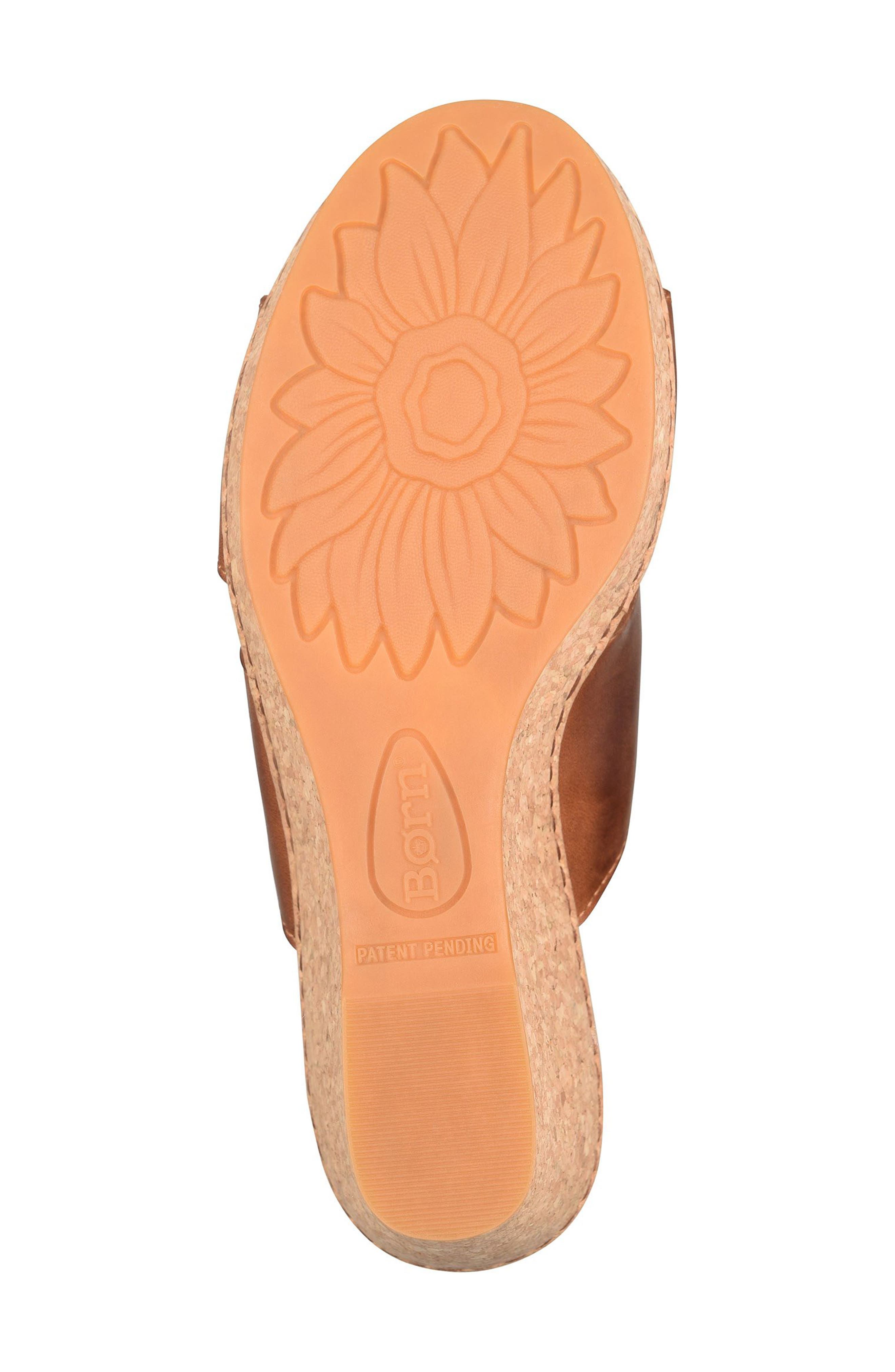 Sorine Platform Wedge Sandal, Alternate, color, BROWN