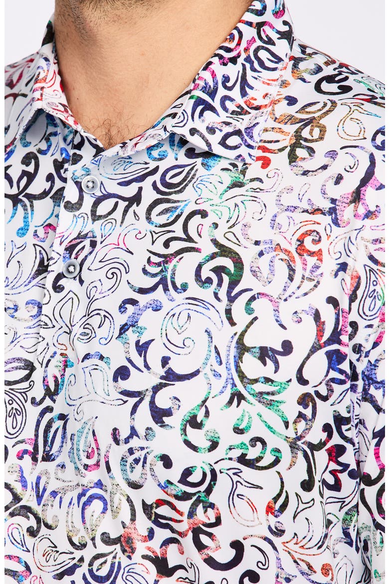 Craig Knit Polo, Alternate, color, WHITE