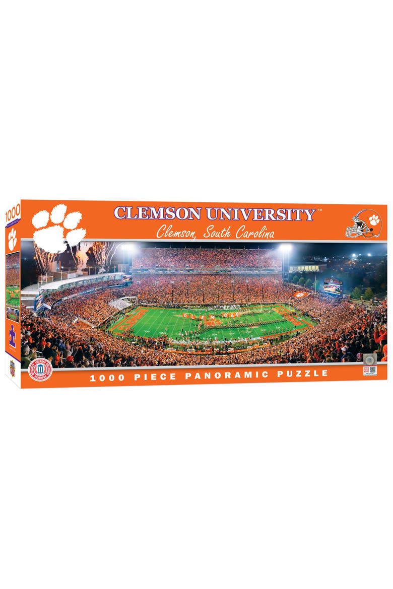 Clemson Tigers 1000pc Panoramic Puzzle, Main, color, Multicolor