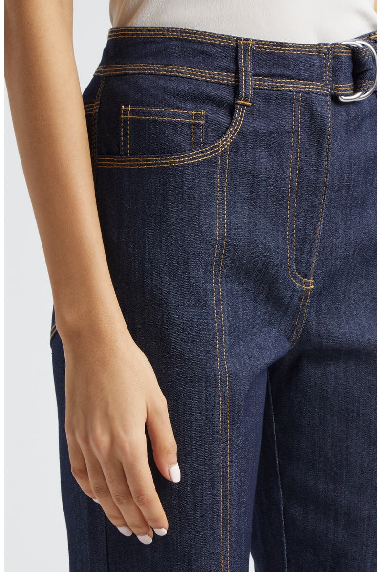Madi Flare Leg Ankle Jeans, Alternate, color, INDIGO