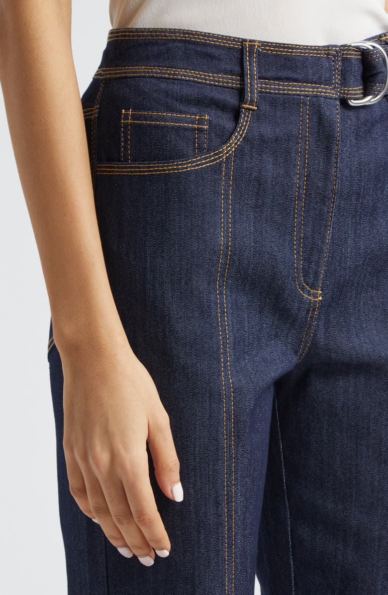 Cinq à Sept Madi Flare Leg Ankle Jeans, Alternate, color, Indigo