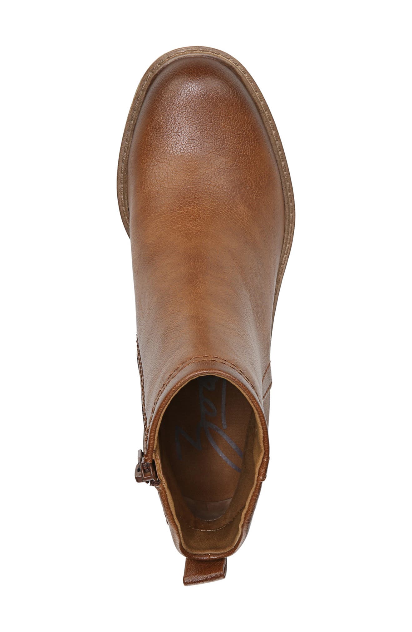 Zodiac Greyson Block Heel Boot, Alternate, color, Cognac