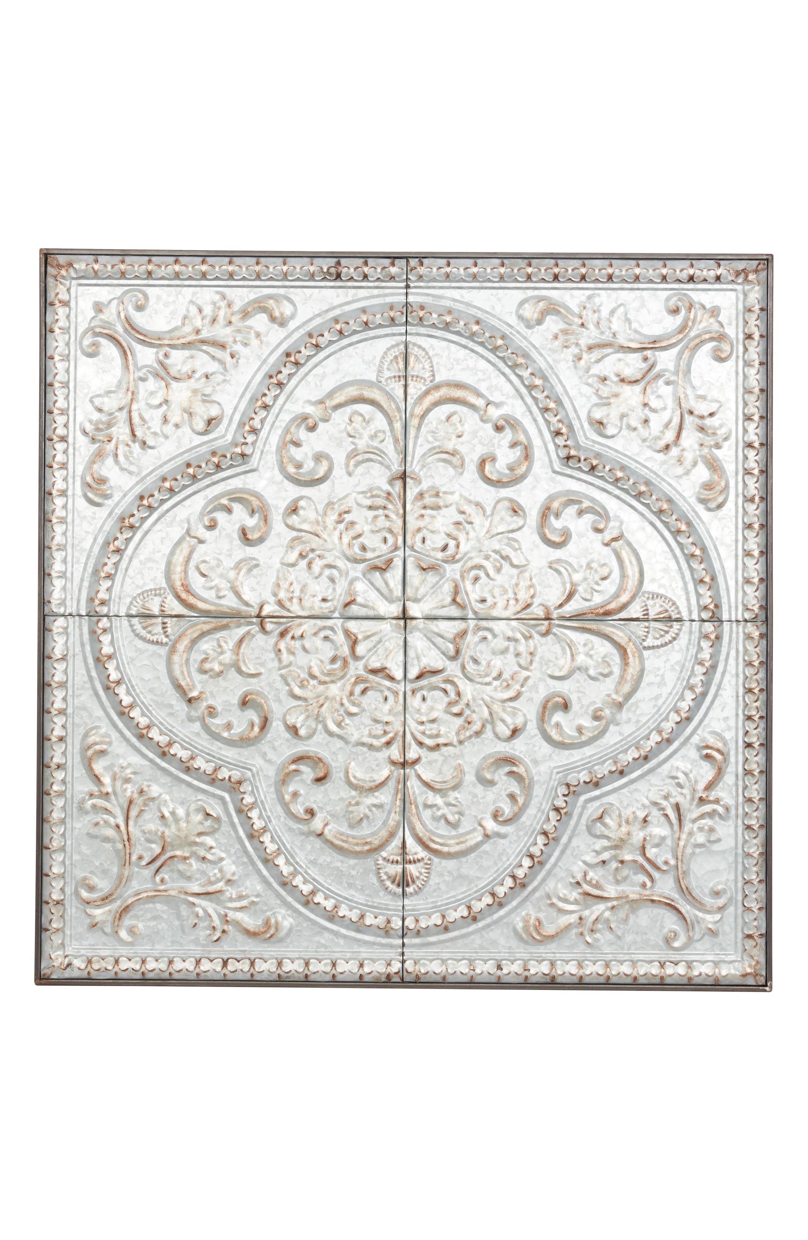 Uma Filigree Wall Décor In Gray