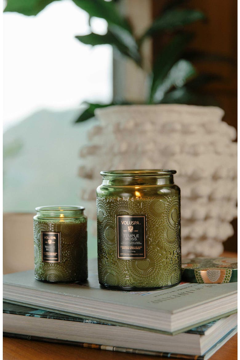 Temple Moss Large Jar Candle, Alternate, color, TEMPLE MOSS