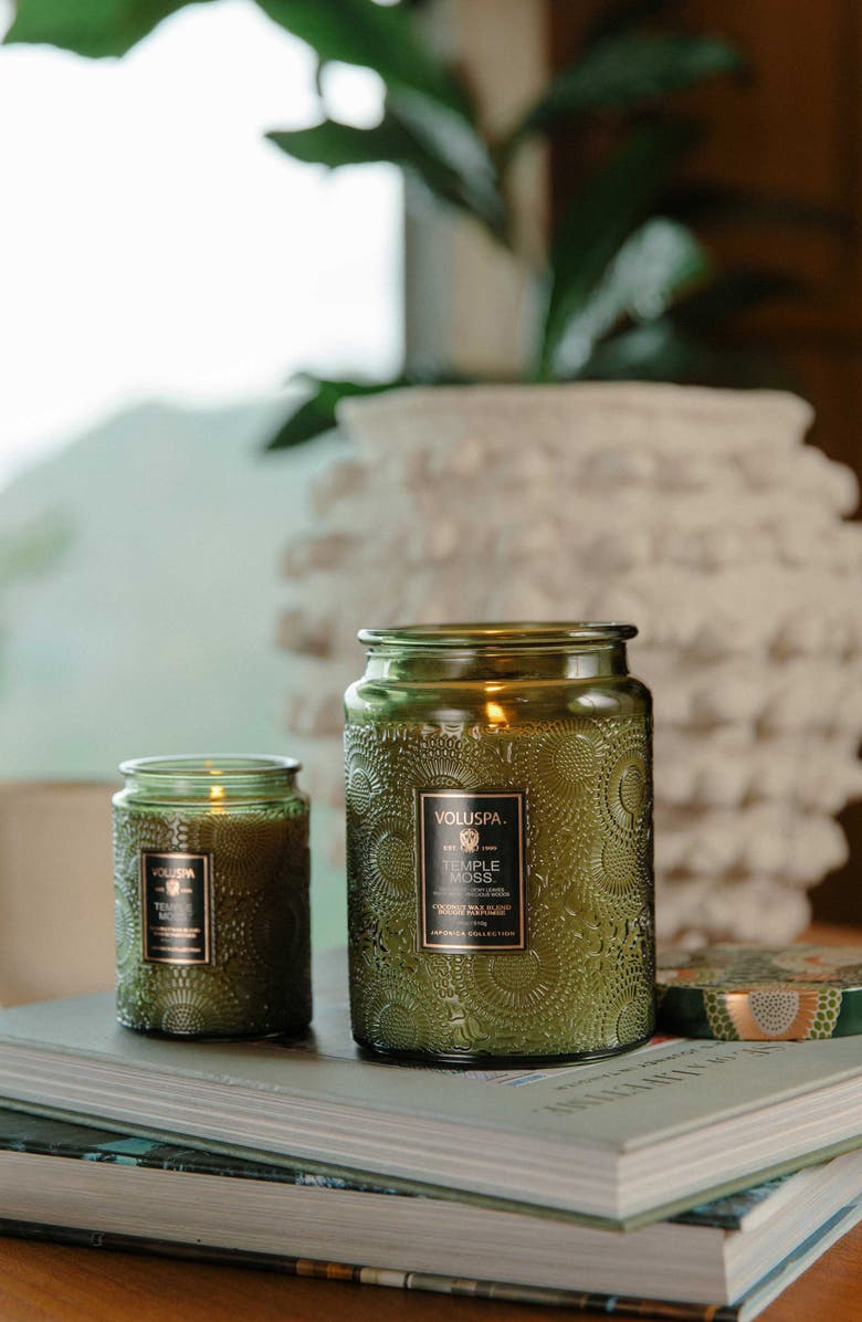 Voluspa Temple Moss Large Jar Candle, Alternate, color, Temple Moss