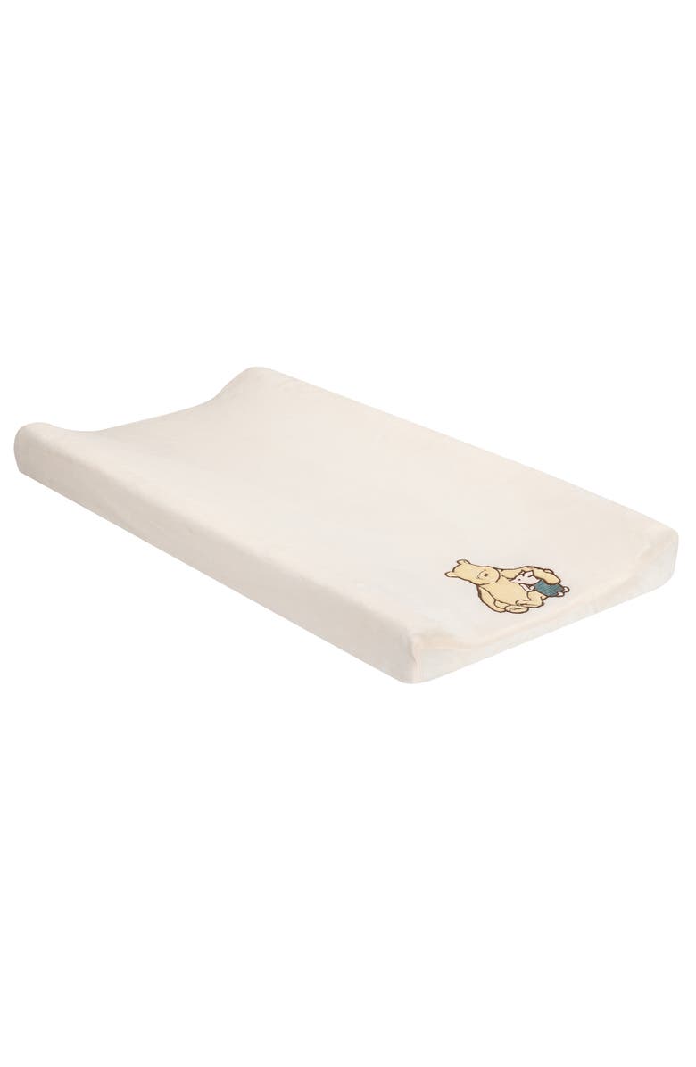 Lambs & Ivy Disney Baby Storytime Pooh Soft Creamy Changing Pad Cover, Main, color, Cream