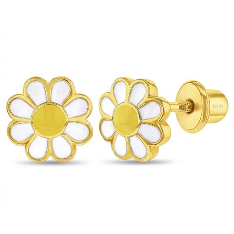 Delightful Daisy Plated Earrings