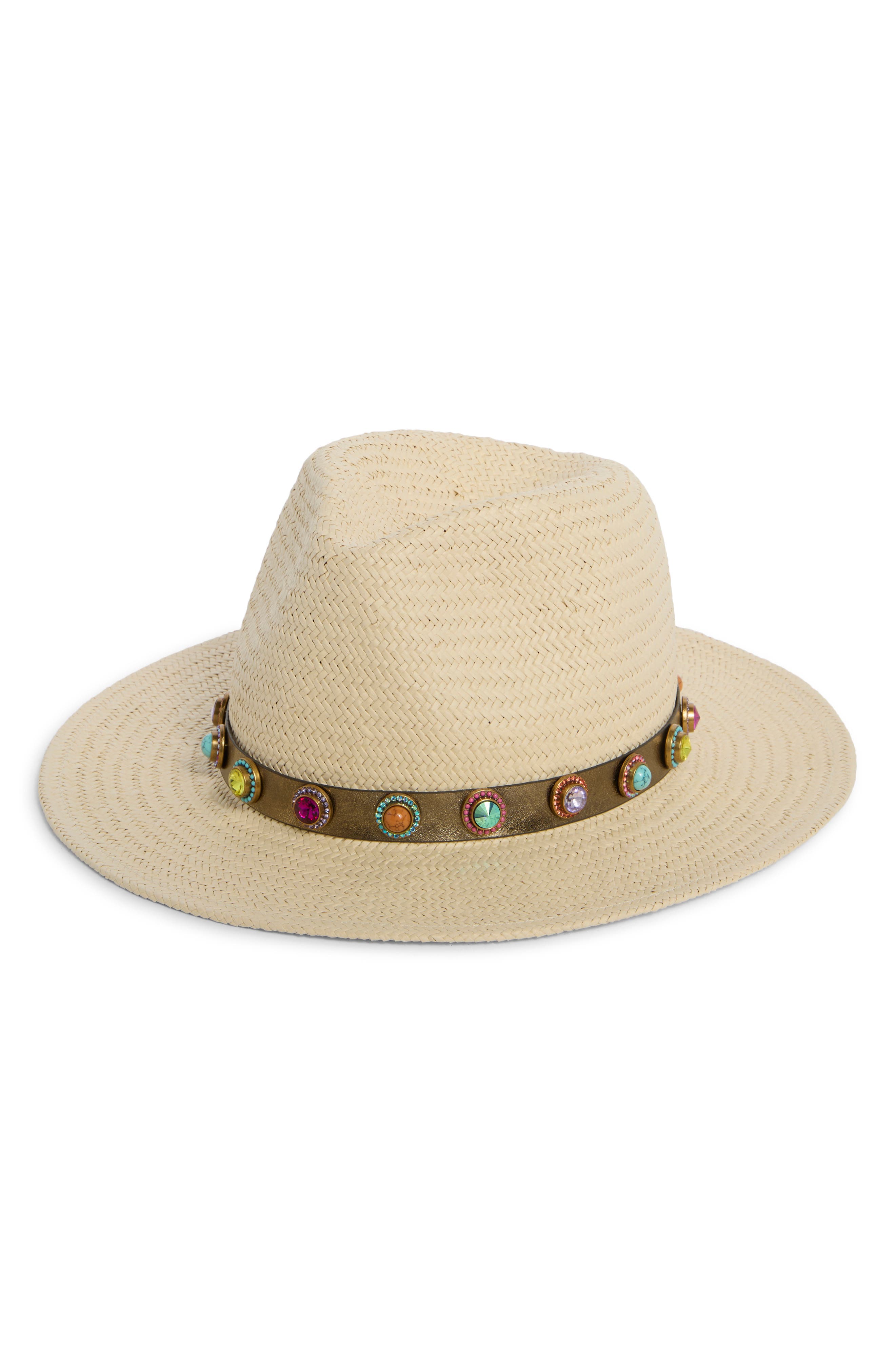 Kurt Geiger London Octavia Straw Fedora