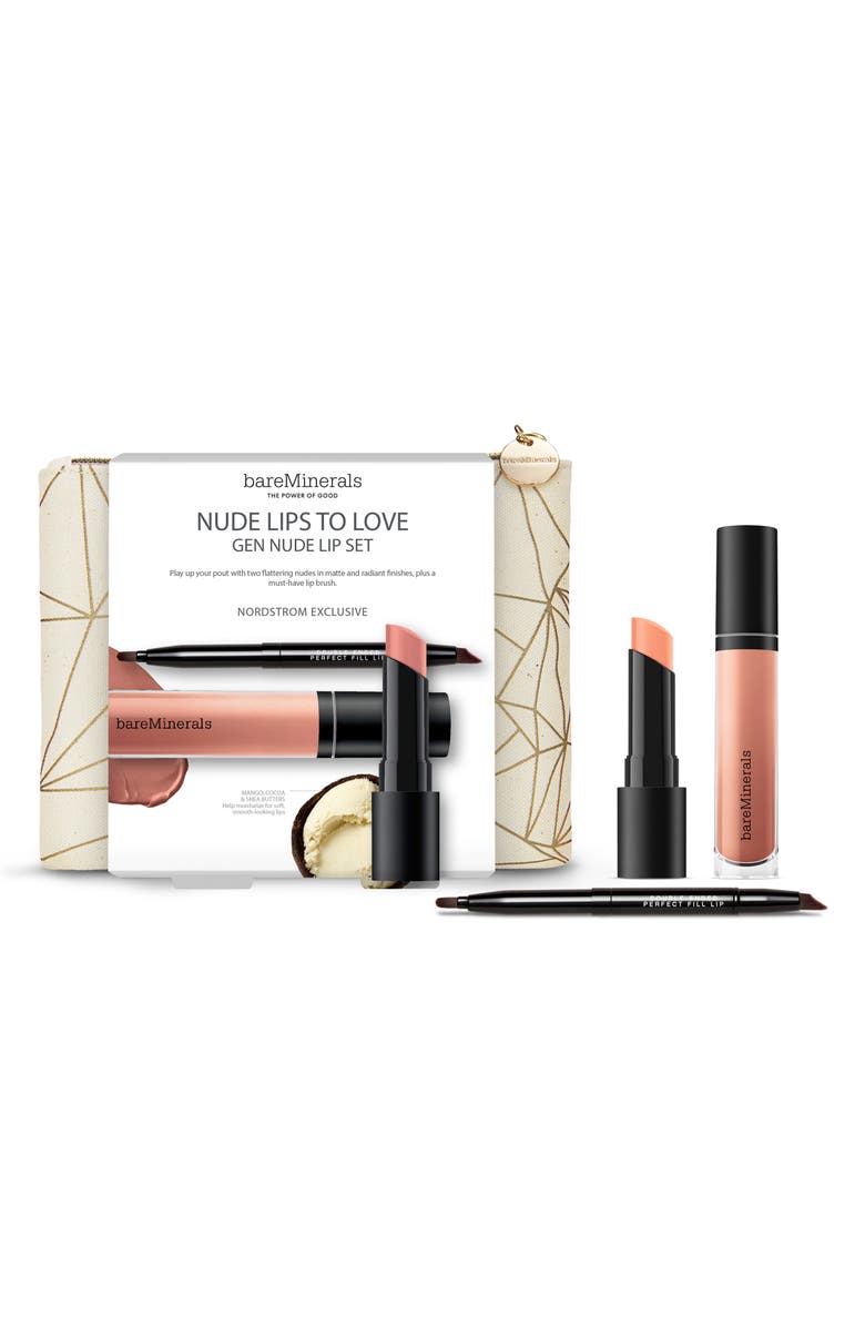 bareMinerals<sup>®</sup> Nude Lips to Love GEN NUDE<sup>®</sup> Lip Set, Alternate, color,