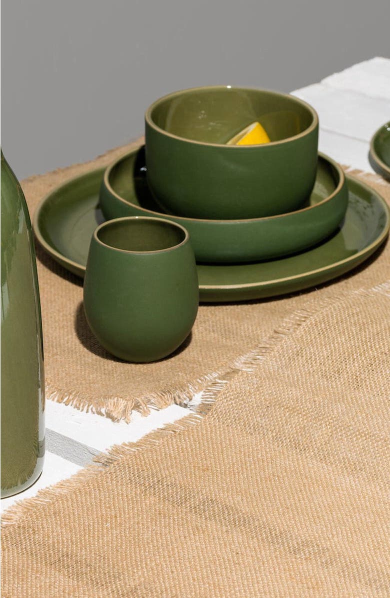 Gharyan Stoneware Jute Placemat, Main, color, Natural