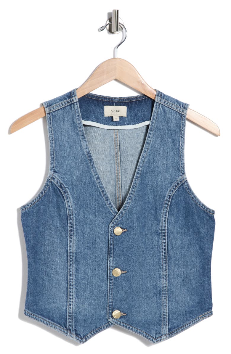 DL1961 Denim Vest, Main, color, Wythe