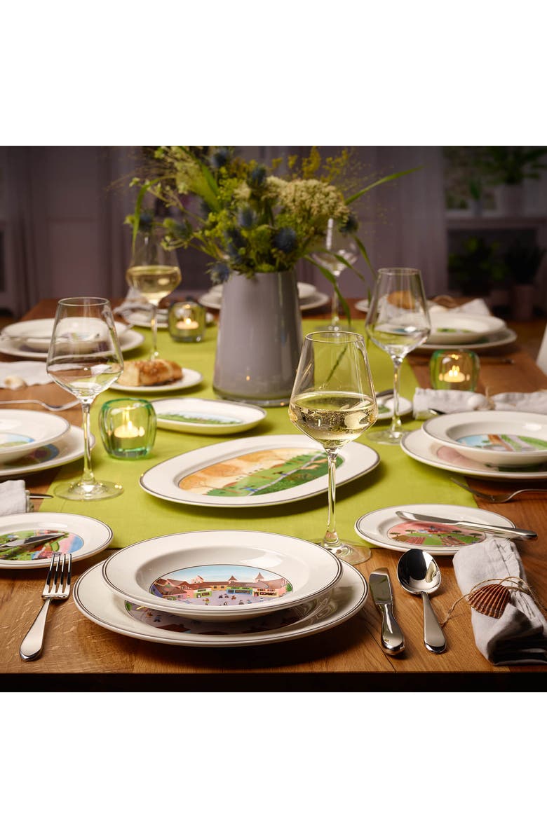 Villeroy & Boch Design Naif Rim Soup #4 Old Village Square, Alternate, color, NO COLOR