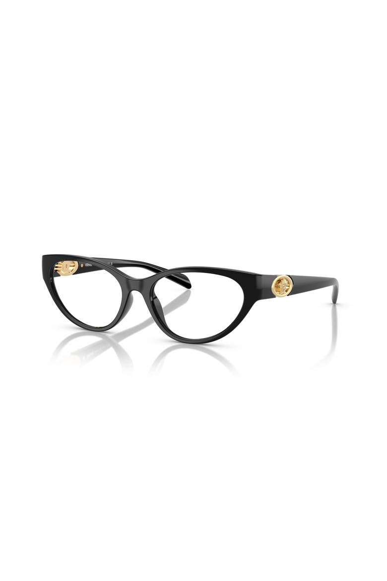 54mm Cat Eye optical glasses, Main, color, Black