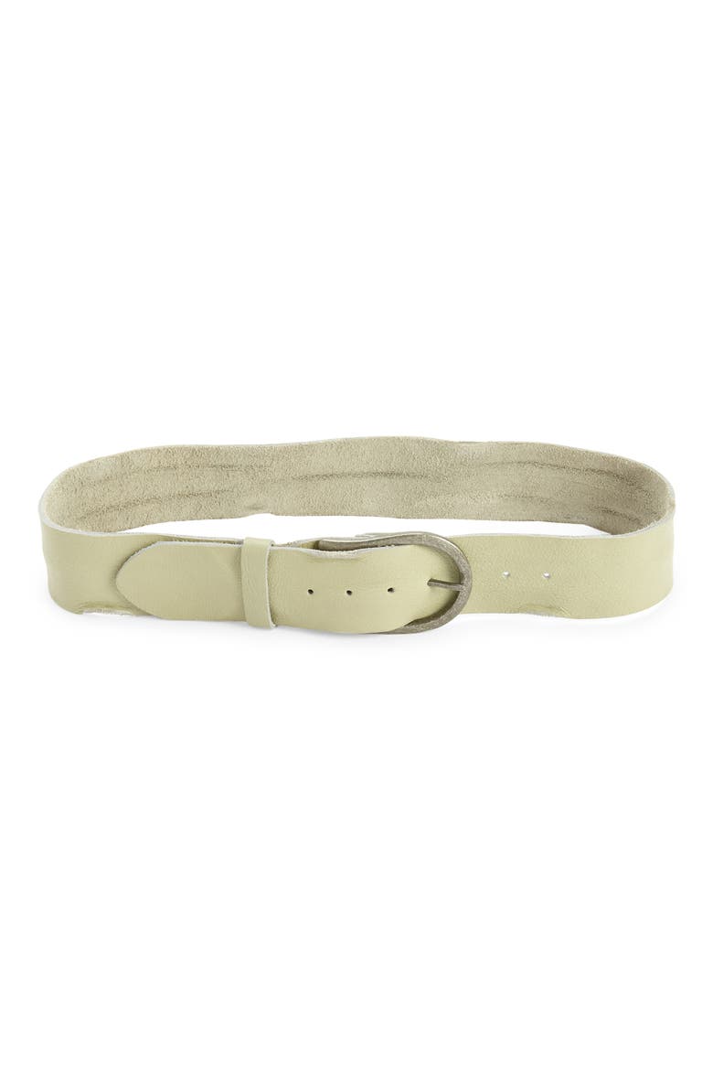 Rosebery Leather Belt, Main, color, SAGE