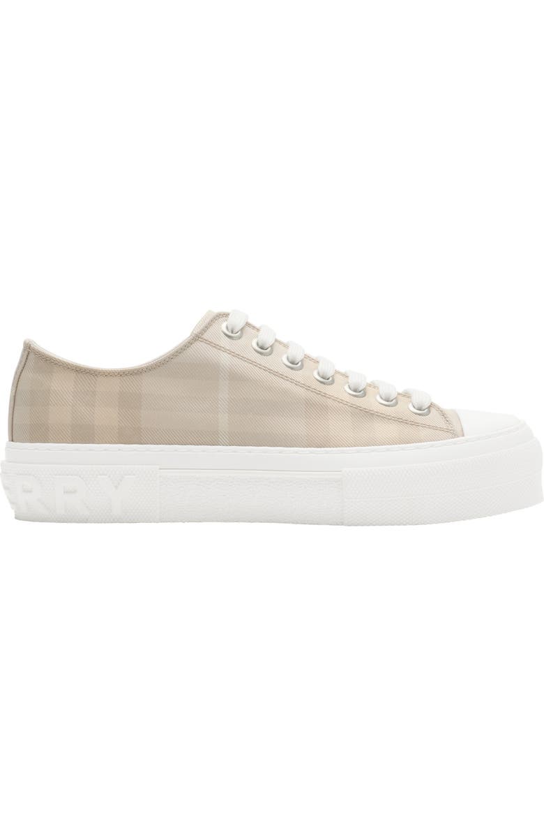Burberry Check Sneakers, Main, color, Clam Beige