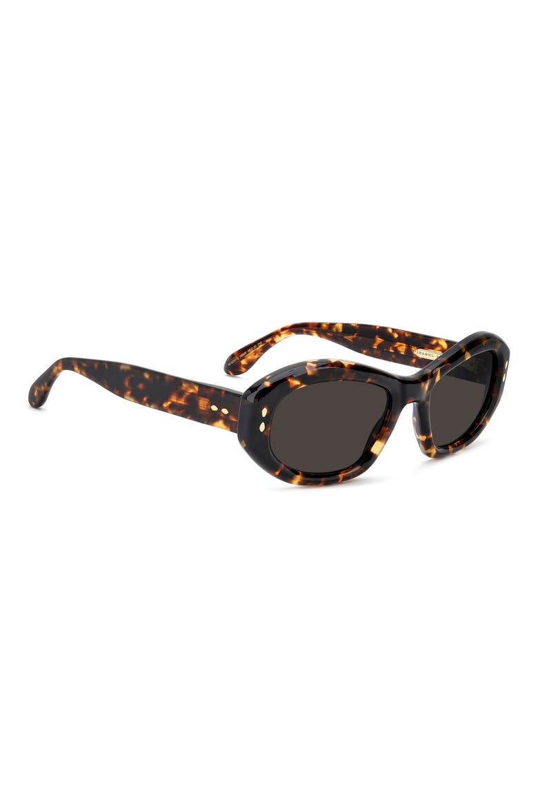 55mm Cat Eye Sunglasses, Alternate, color, HAVANA/ GREY