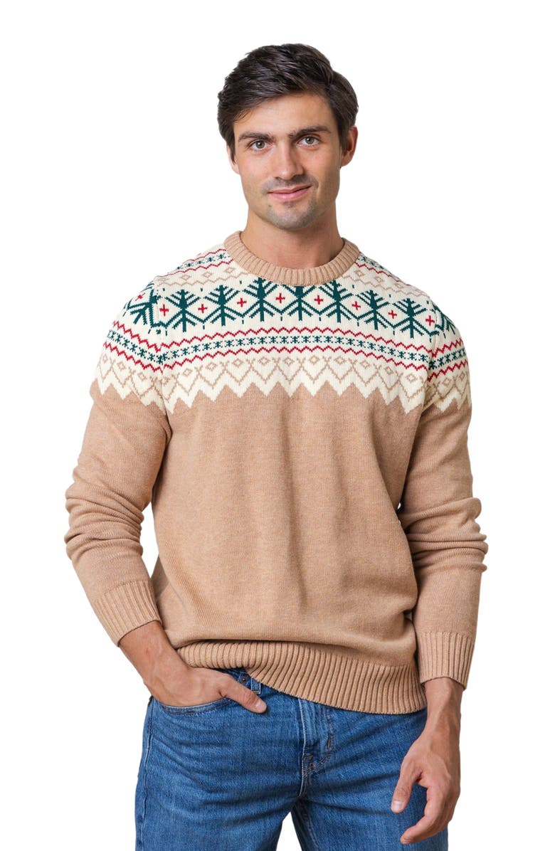 Hope & Henry Men's Organic Fair Isle Sweater, Main, color,