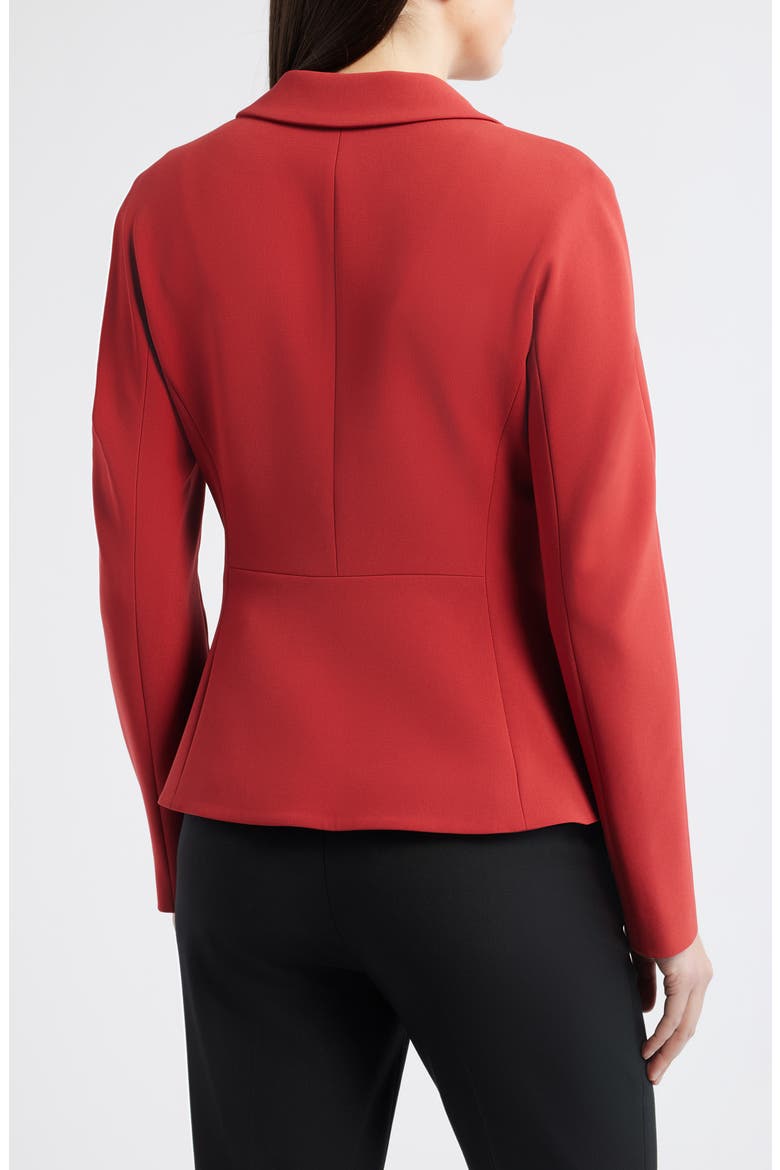 Admiral Crepe Blazer, Alternate, color, CLARET