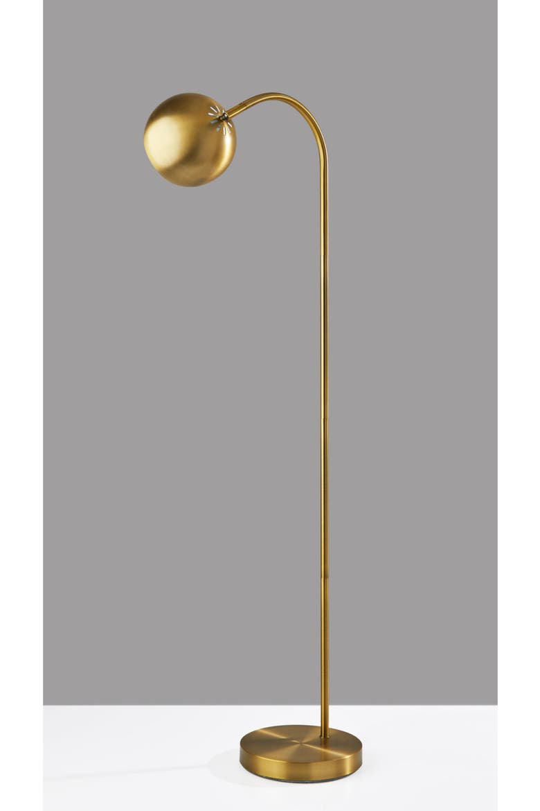 Emerson Floor Lamp, Alternate, color, ANTIQUE BRASS
