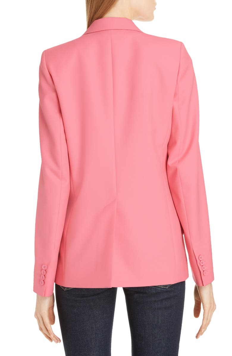 Givenchy Double Breasted Lightweight Wool Jacket, Alternate, color,