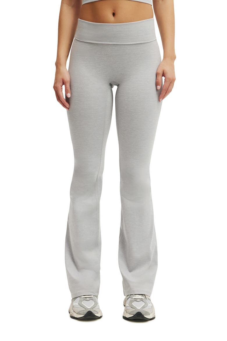 Women's Active Ultra Soft Roll Over Flare, Main, color, Light Grey Marle