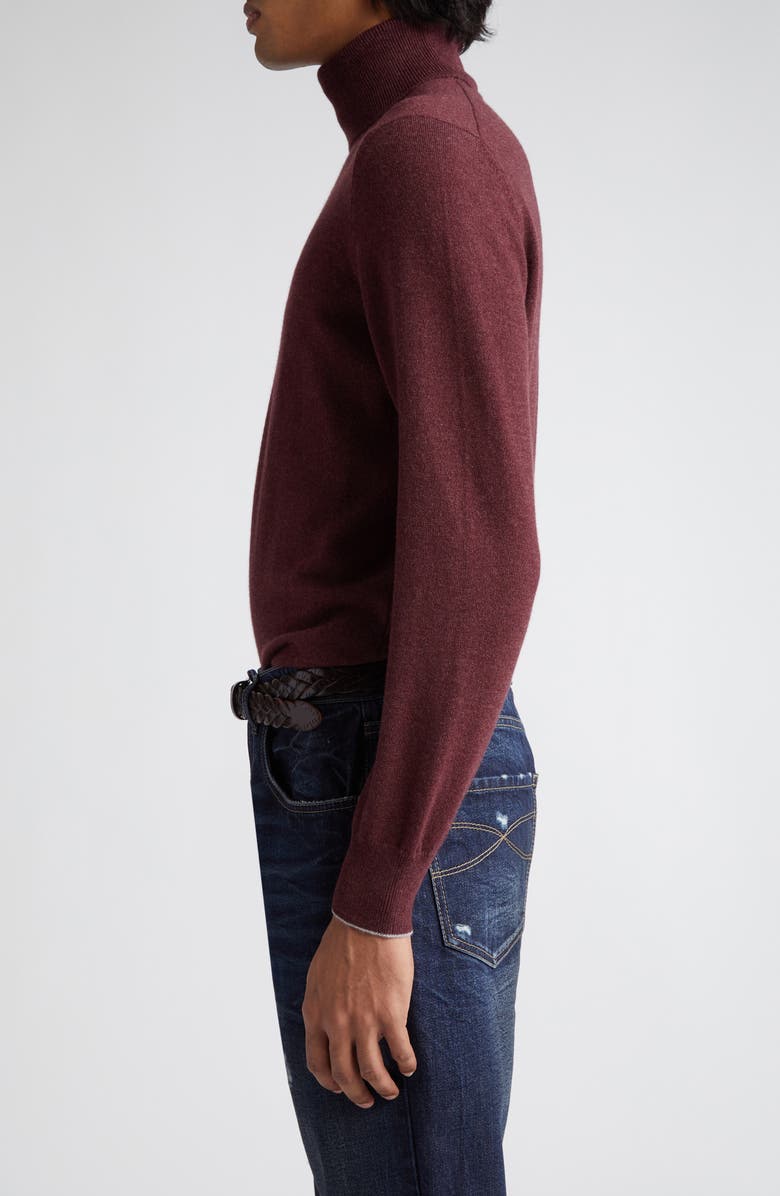Brunello Cucinelli Cashmere Turtleneck Sweater, Alternate, color, 