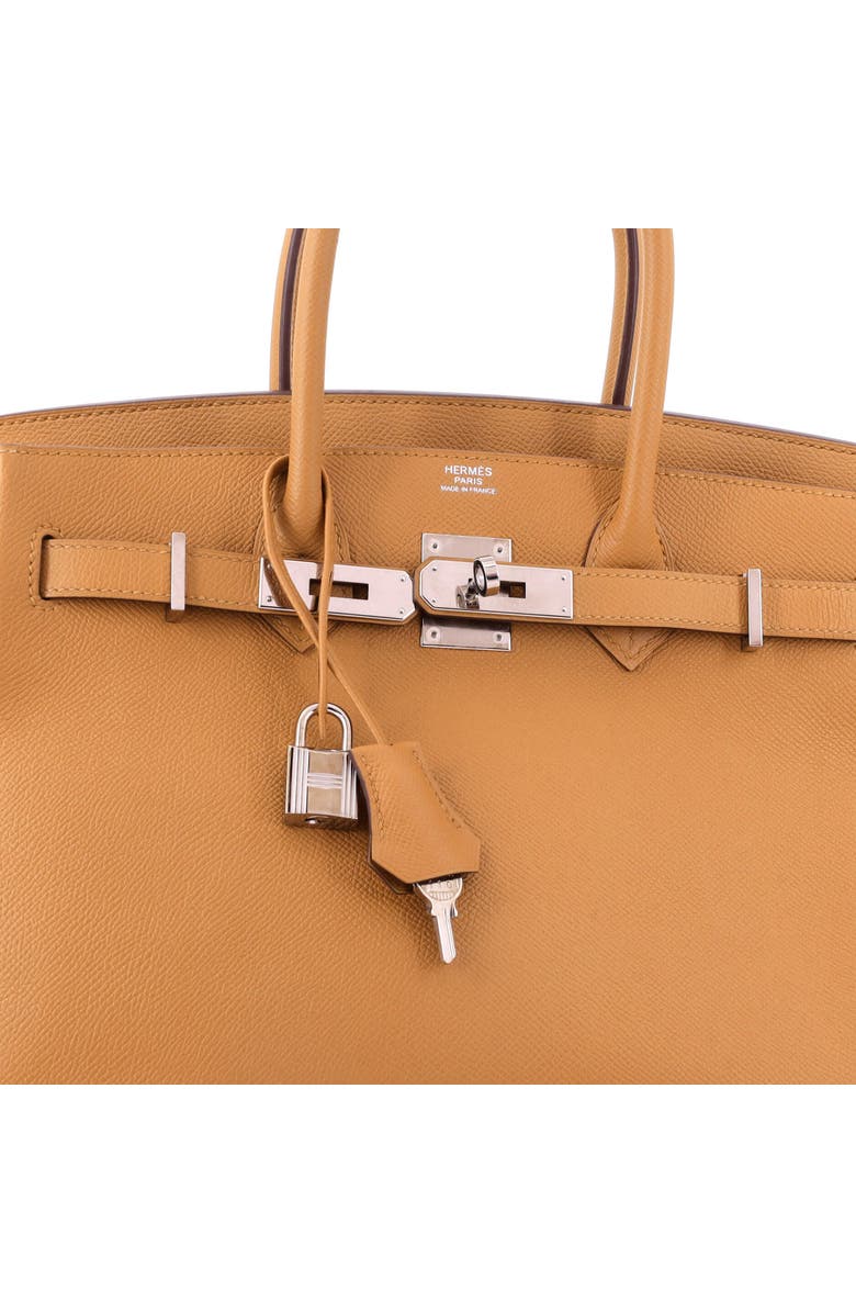 Pre-Owned Hermes Birkin Handbag Brown Epsom with Palladium Hardware 30, Alternate, color, Caramel