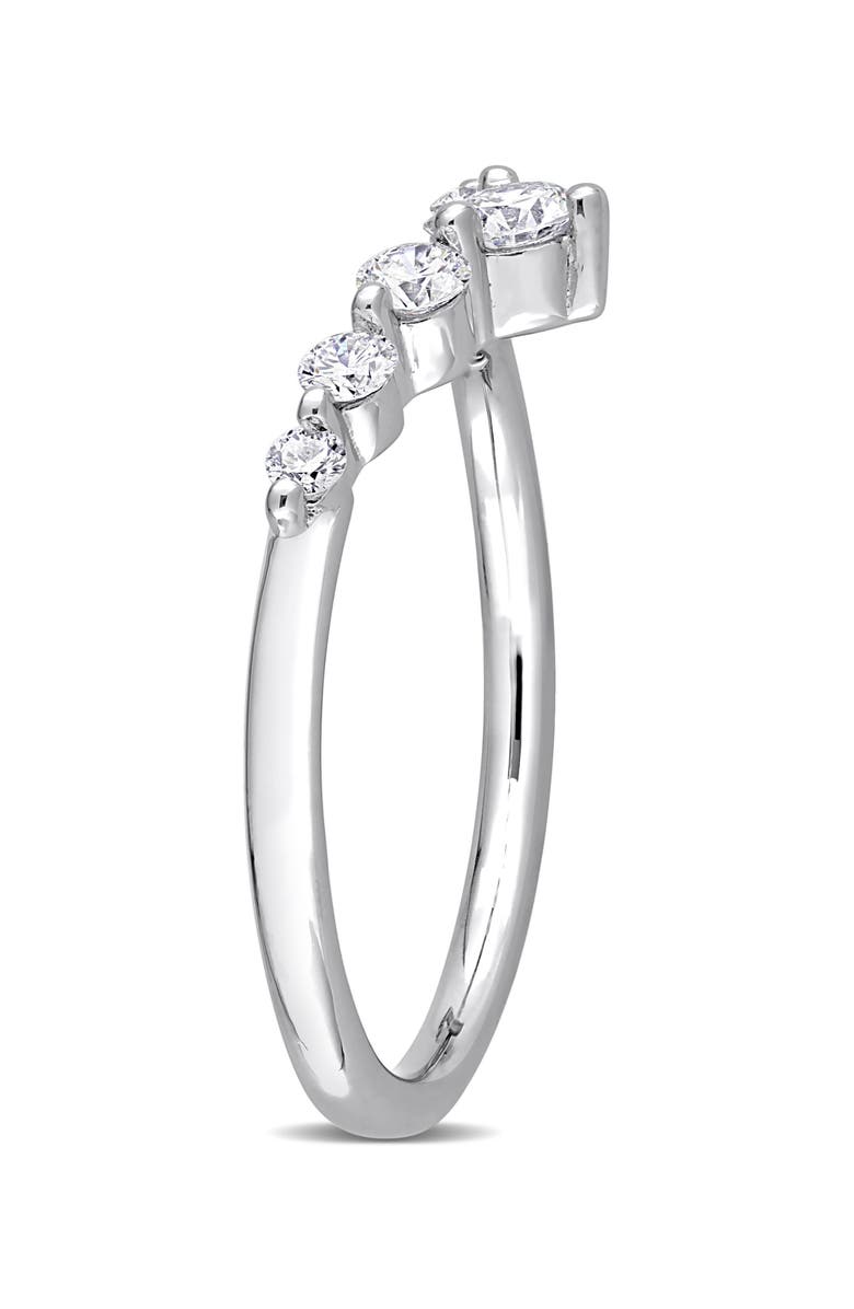 Created Forever Lab Grown Diamond Chevron Ring - 0.37ct., Alternate, color, Silver