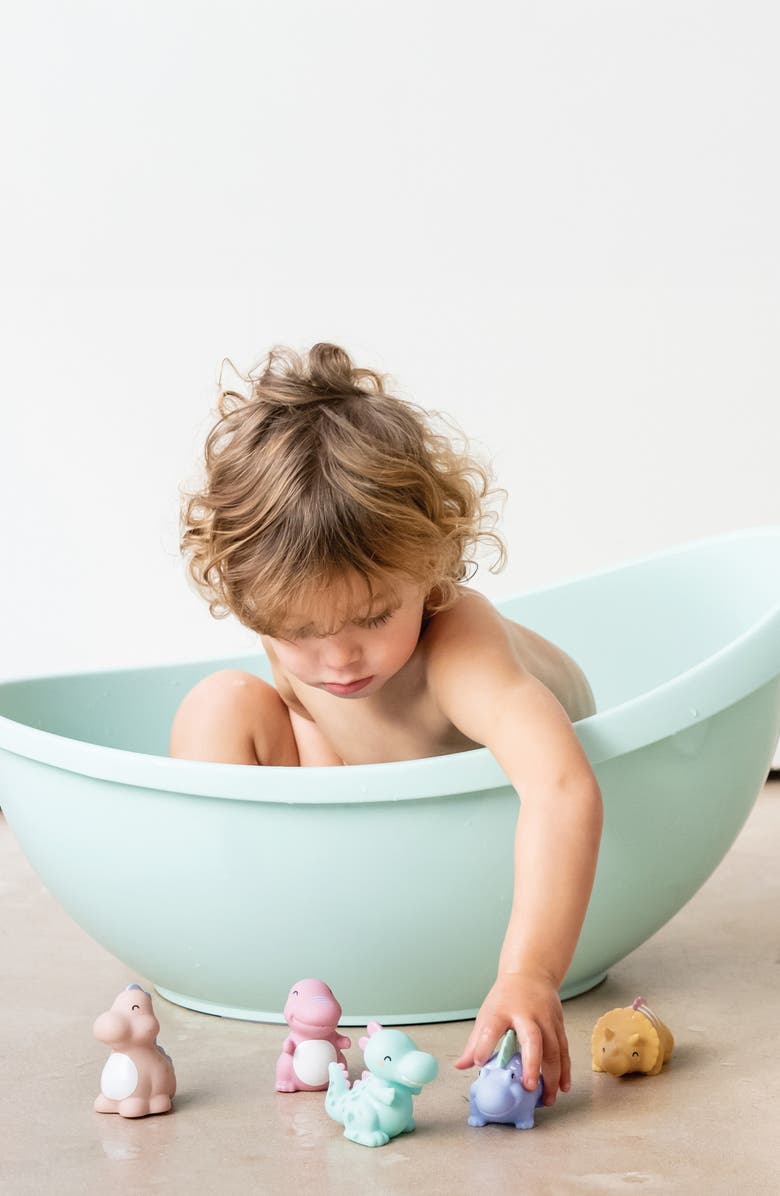 KALENCOM Happy Dinos Set of 5 Bath Toys, Alternate, color, Multi