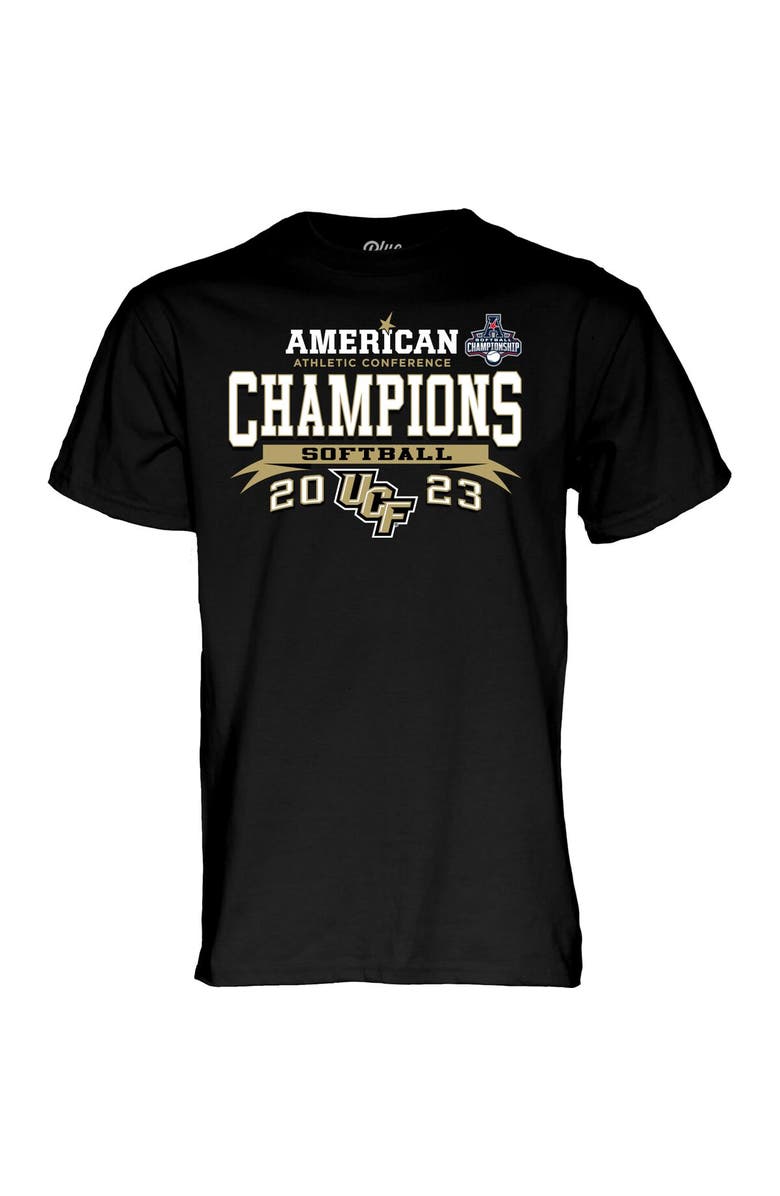 BLUE 84 Men's Blue 84 Black UCF Knights 2023 AAC Softball Conference Tournament Champions Locker Room T-Shirt, Alternate, color, Black