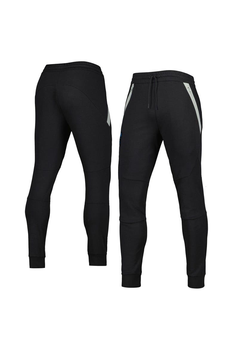 Men's adidas Black Charlotte FC 2023 Player Club Travel Pants, Main, color, Black